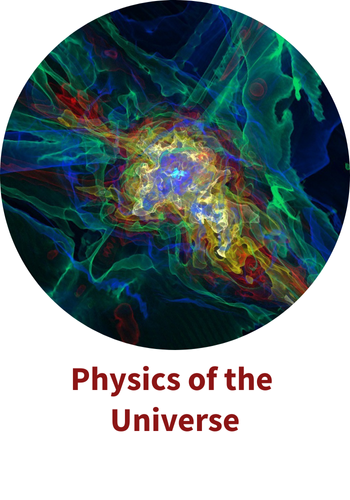 Snapshot of a cosmological simulation 