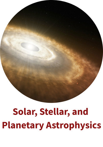 Artist's rendering of a planetary system forming around a young star